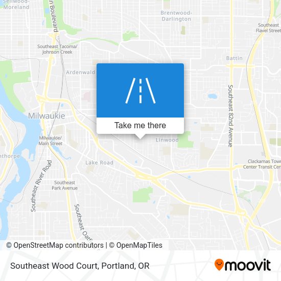 Mapa de Southeast Wood Court