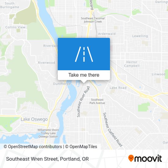 Southeast Wren Street map