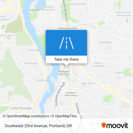 Mapa de Southeast 23rd Avenue