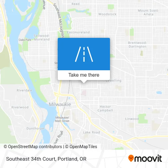 Southeast 34th Court map