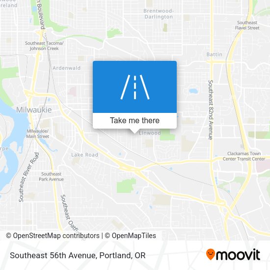 Southeast 56th Avenue map