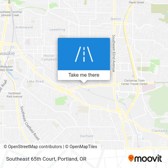 Southeast 65th Court map