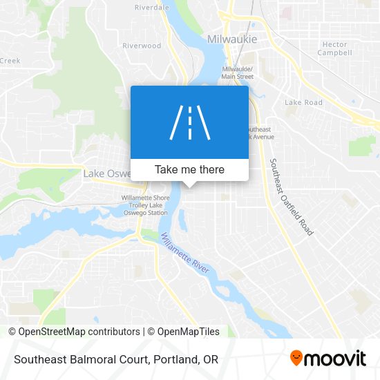 Mapa de Southeast Balmoral Court