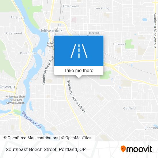 Mapa de Southeast Beech Street