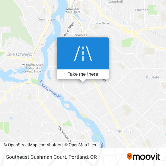 Southeast Cushman Court map