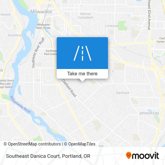 Southeast Danica Court map