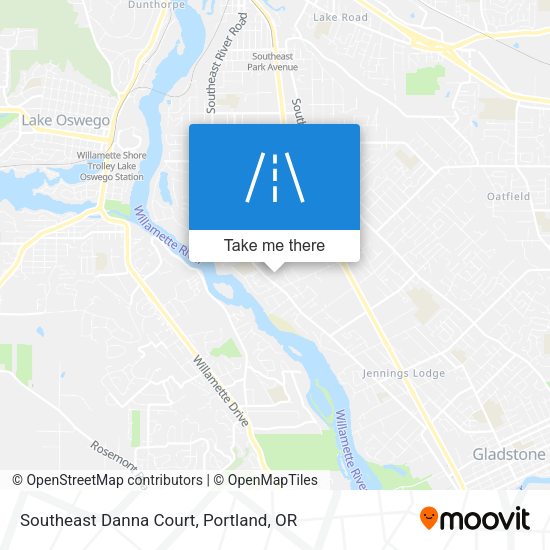 Southeast Danna Court map