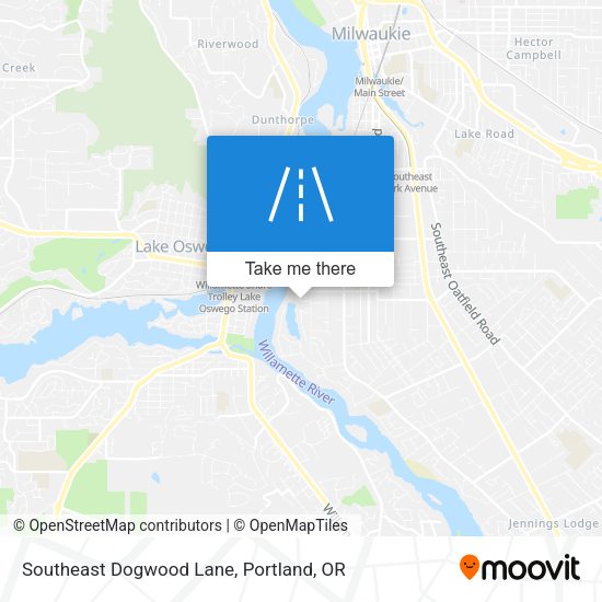 Mapa de Southeast Dogwood Lane