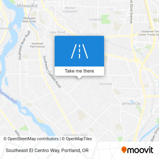 Southeast El Centro Way map