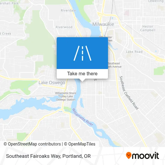 Southeast Fairoaks Way map