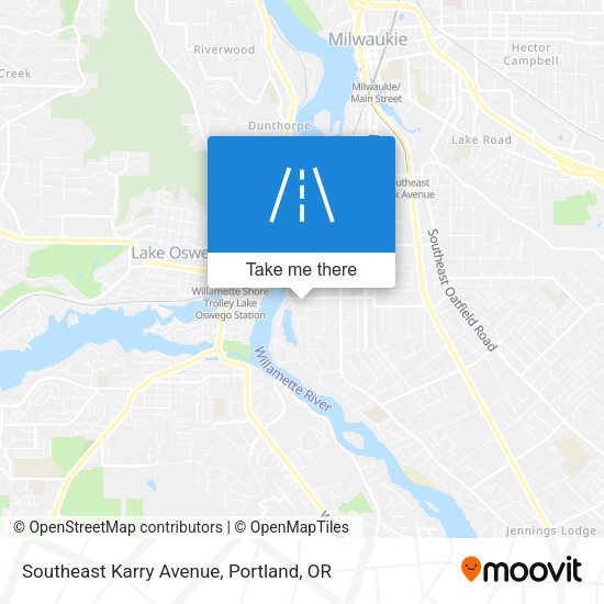 Mapa de Southeast Karry Avenue