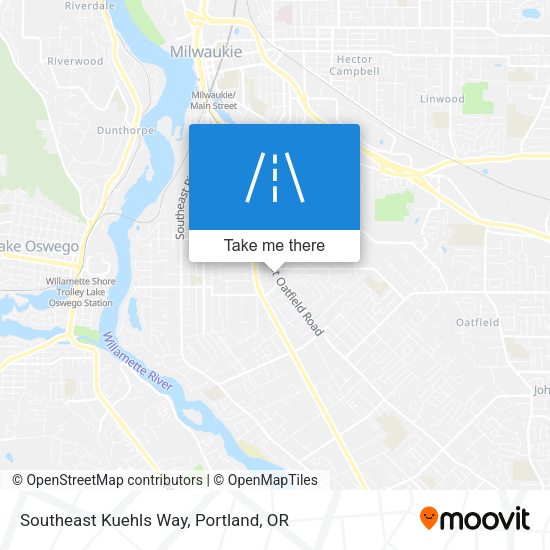 Southeast Kuehls Way map