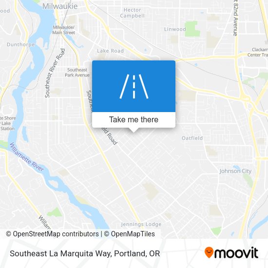 Southeast La Marquita Way map