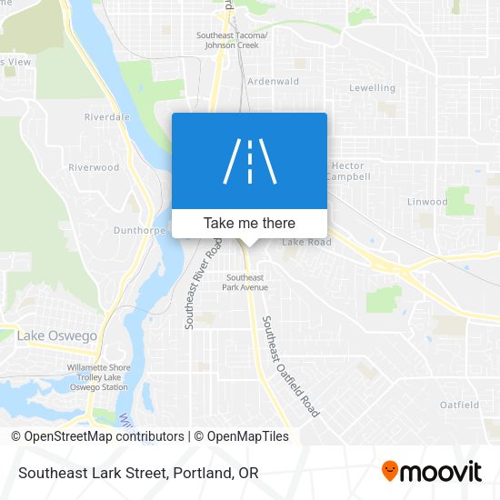 Mapa de Southeast Lark Street