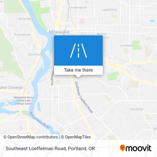 Southeast Loeffelman Road map