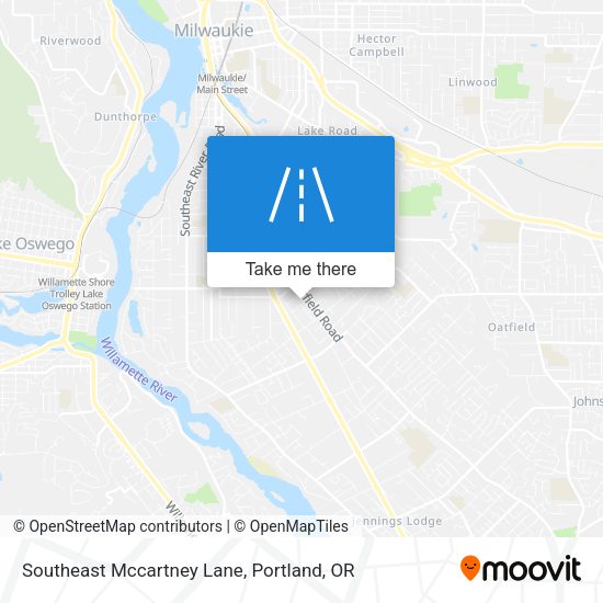 Southeast Mccartney Lane map