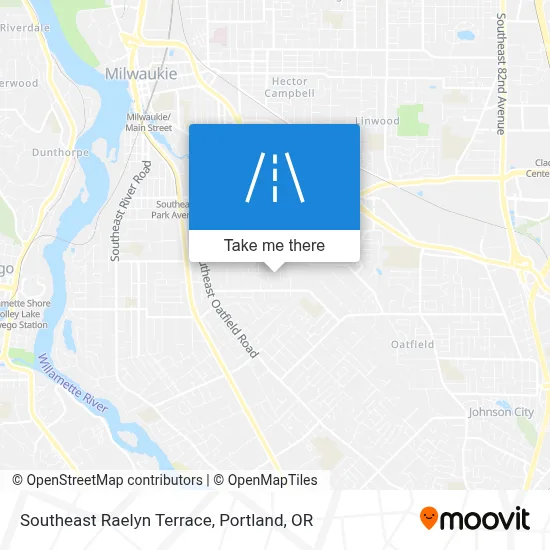 Southeast Raelyn Terrace map