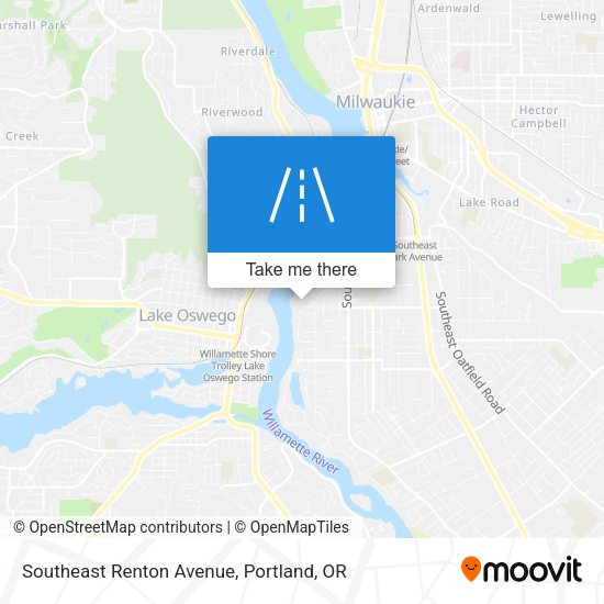 Southeast Renton Avenue map