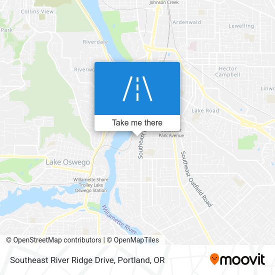 Mapa de Southeast River Ridge Drive