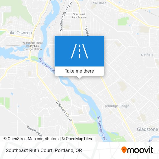Southeast Ruth Court map