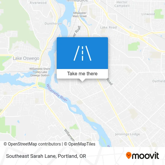 Southeast Sarah Lane map
