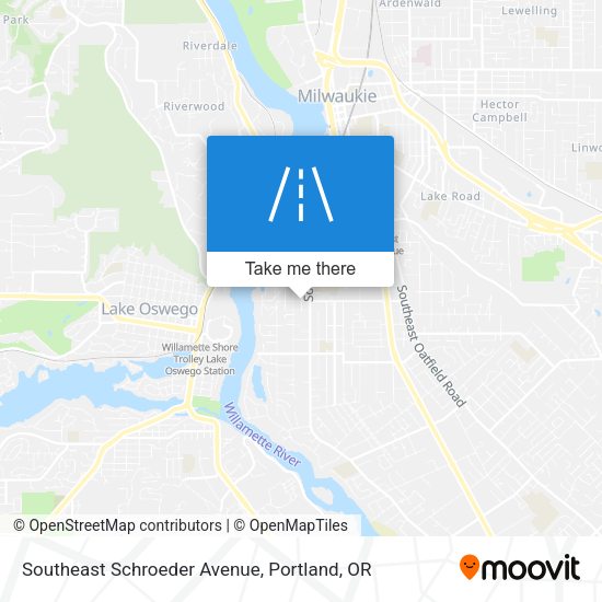 Mapa de Southeast Schroeder Avenue