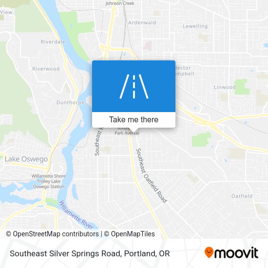 Southeast Silver Springs Road map