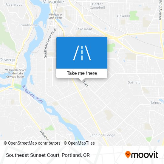 Southeast Sunset Court map