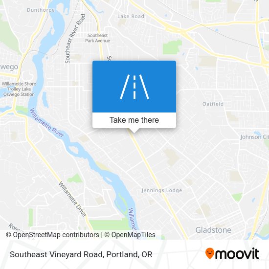 Southeast Vineyard Road map