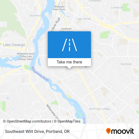 Southeast Witt Drive map