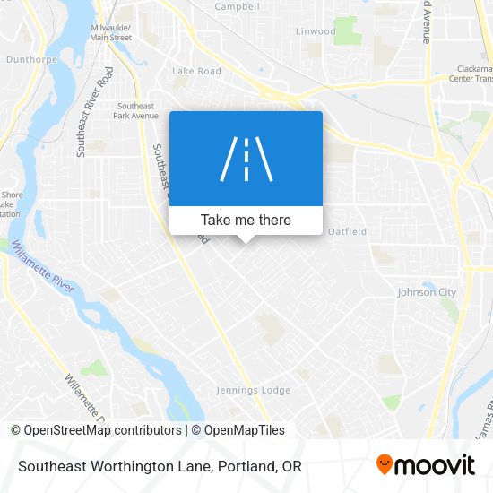 Mapa de Southeast Worthington Lane