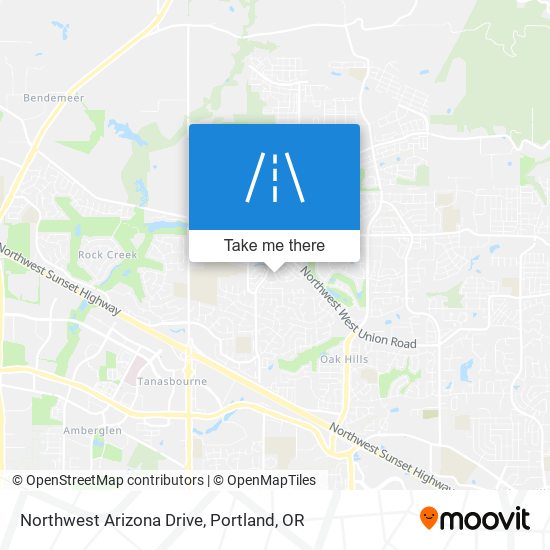 Northwest Arizona Drive map