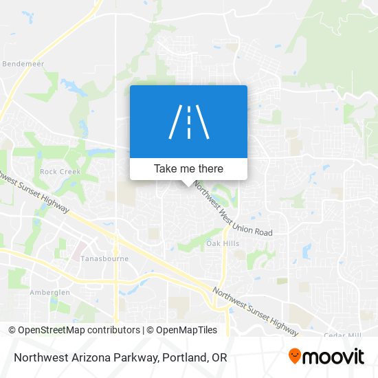 Northwest Arizona Parkway map