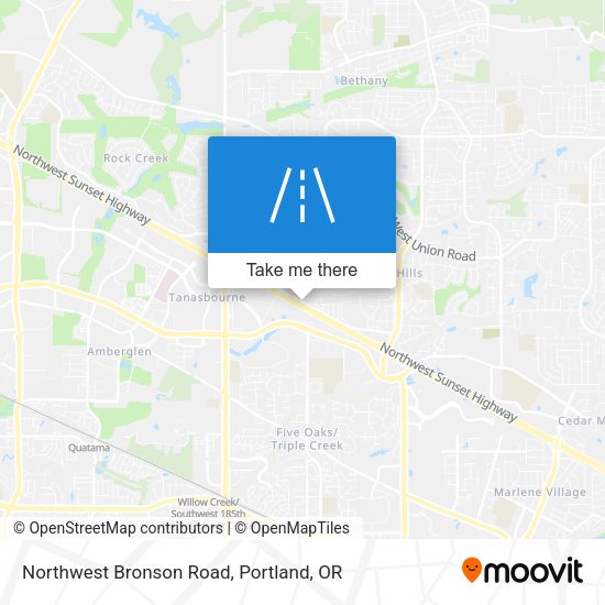 Mapa de Northwest Bronson Road