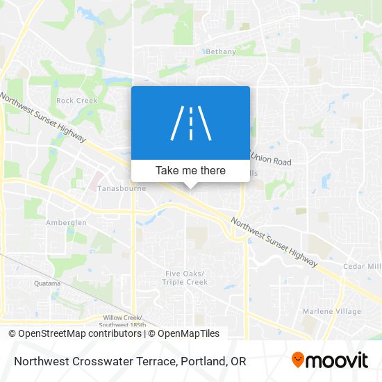 Northwest Crosswater Terrace map