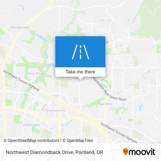 Northwest Diamondback Drive map