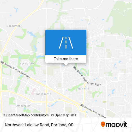 Mapa de Northwest Laidlaw Road