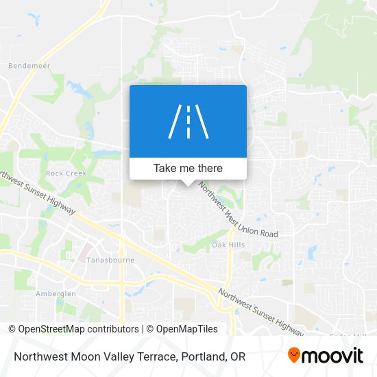 Northwest Moon Valley Terrace map