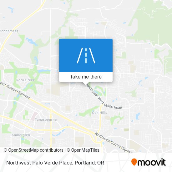 Northwest Palo Verde Place map