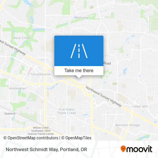 Mapa de Northwest Schmidt Way