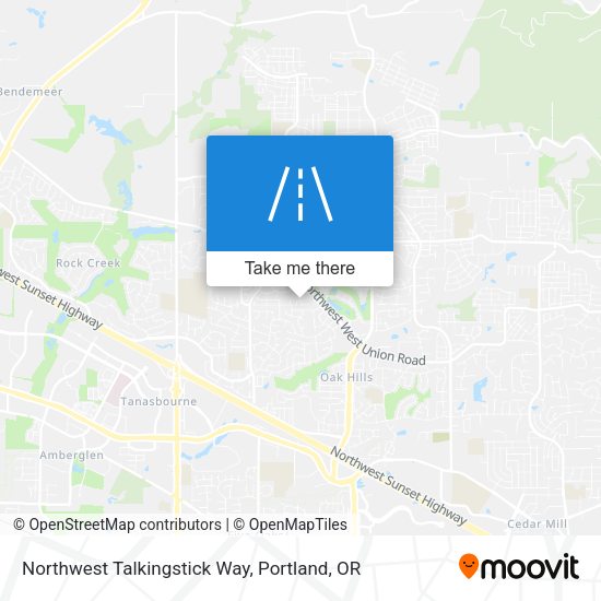 Northwest Talkingstick Way map