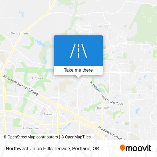 Northwest Union Hills Terrace map