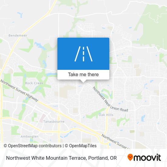 Mapa de Northwest White Mountain Terrace