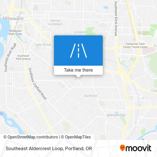 Mapa de Southeast Aldercrest Loop