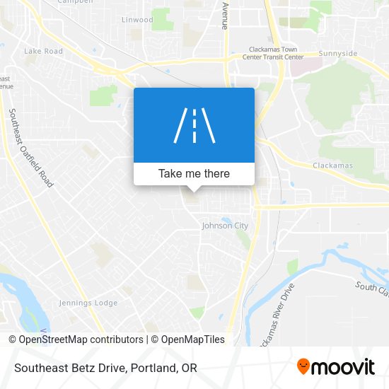 Southeast Betz Drive map