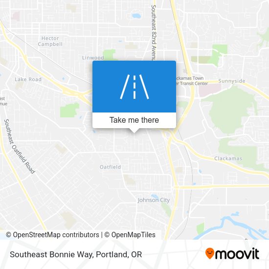 Mapa de Southeast Bonnie Way