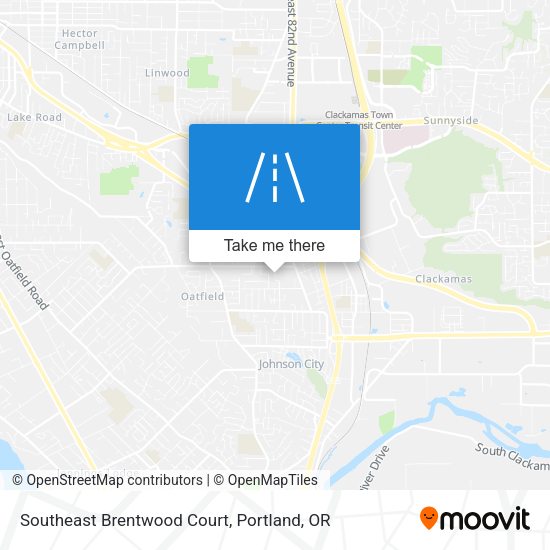 Mapa de Southeast Brentwood Court