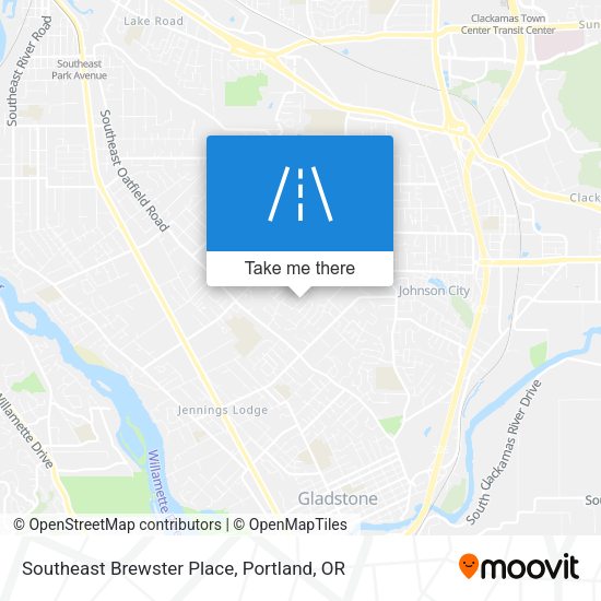 Mapa de Southeast Brewster Place