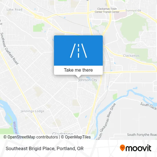 Southeast Brigid Place map