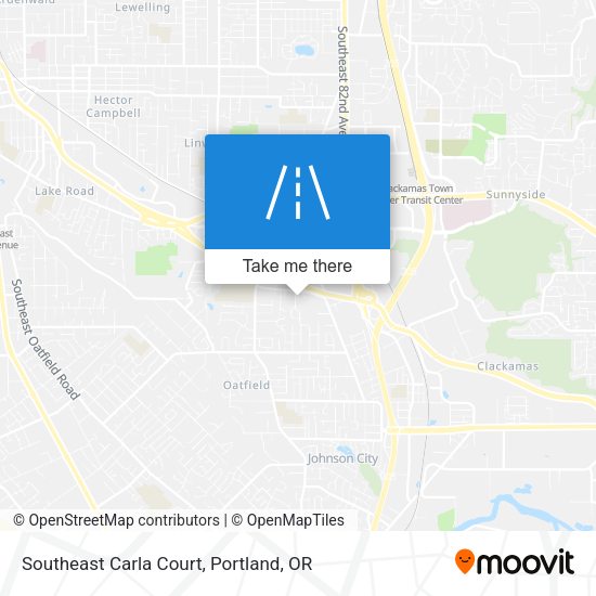 Southeast Carla Court map